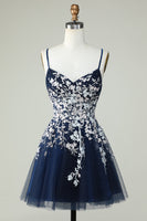 Load image into Gallery viewer, Dusty Sage Spaghetti Straps Homecoming Dress With Criss Cross Back