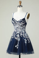 Load image into Gallery viewer, Dusty Sage Spaghetti Straps Homecoming Dress With Criss Cross Back