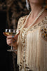 Load image into Gallery viewer, Champagne Gatsby 1920s Dress with Sequins and Fringes