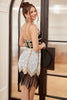 Load image into Gallery viewer, Royal Blue Sequin Cocktail Party Dress with Fringes