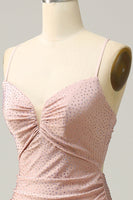 Load image into Gallery viewer, Mermaid Spaghetti Straps Royal Blue Long Prom Dress with Beading