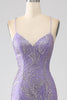 Load image into Gallery viewer, Sparkly Mermaid Lilac Long Prom Dress