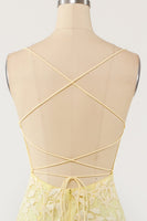 Load image into Gallery viewer, Light Purple Mermaid Long Prom Dress with Appliques