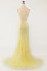 Load image into Gallery viewer, Pink Mermaid Long Prom Dress with Appliques