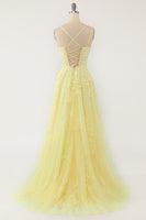 Load image into Gallery viewer, A-Line Spaghetti Straps Long Prom Dress