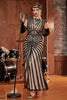 Load image into Gallery viewer, Mermaid Sequined Gatsby 1920s Flapper Dress