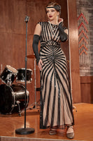 Load image into Gallery viewer, Mermaid Sequined Gatsby 1920s Flapper Dress
