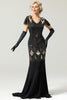 Load image into Gallery viewer, Champage Long Sequin 1920s Dress