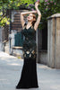 Load image into Gallery viewer, Champage Long Sequin 1920s Dress