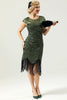 Load image into Gallery viewer, Sequins 1920s Fringe Dress