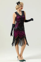 Load image into Gallery viewer, 1920s Sleeveless Gatsby Dress