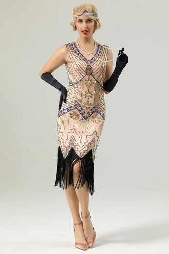 1920s Sleeveless Gatsby Dress