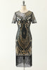 Load image into Gallery viewer, Round Neck Sequined 1920s Dress