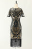 Load image into Gallery viewer, Round Neck Sequined 1920s Dress