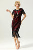 Load image into Gallery viewer, Black and Gold Sequin 1920 Dress with 20s Accessories Set