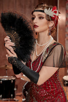 Load image into Gallery viewer, 1920s Red Costume Accessories Set