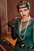 Load image into Gallery viewer, Green 1920s Party Accessories Sets