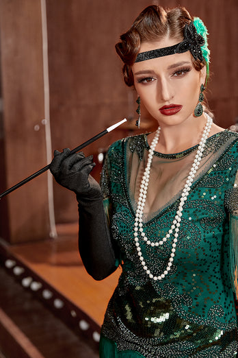 Green 1920s Party Accessories Sets