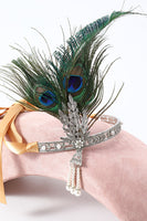 Load image into Gallery viewer, Green 1920s Party Headband