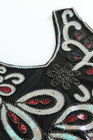 Load image into Gallery viewer, Irregular Tassel Hem Peacock Dress