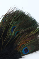 Load image into Gallery viewer, 1920s Accessory Peacock Feather Fan