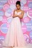 Load image into Gallery viewer, Spaghetti Straps Pink A-Line Long Prom Dress