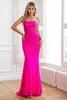 Load image into Gallery viewer, Glitter Hot Pink Mermaid Sequin Prom Dresses
