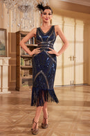 Blue Flapper Dresses queendancer Blue Flapper Dresses queendancer